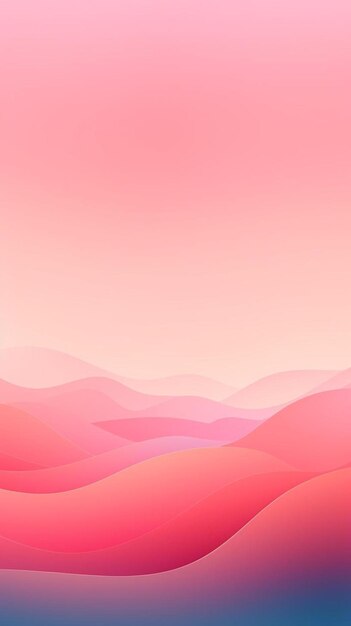 montañas rosadas en el fondo