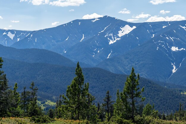 Foto las montañas son el nombre del nombre de la montaña