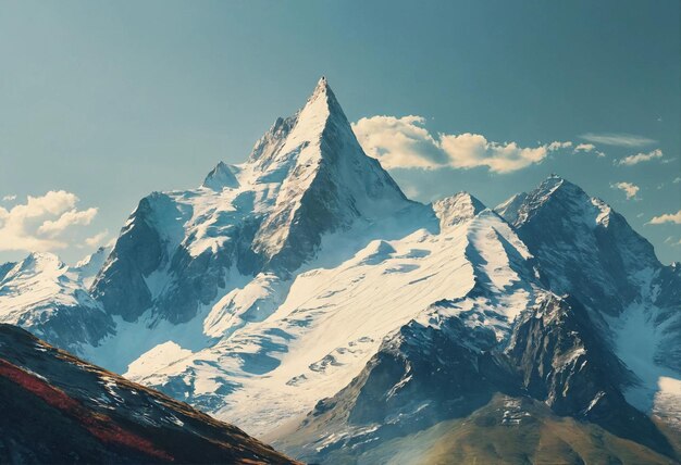 Montañas suizas Cimas nevadas