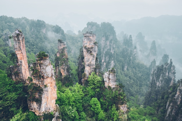 Montañas Zhangjiajie, China