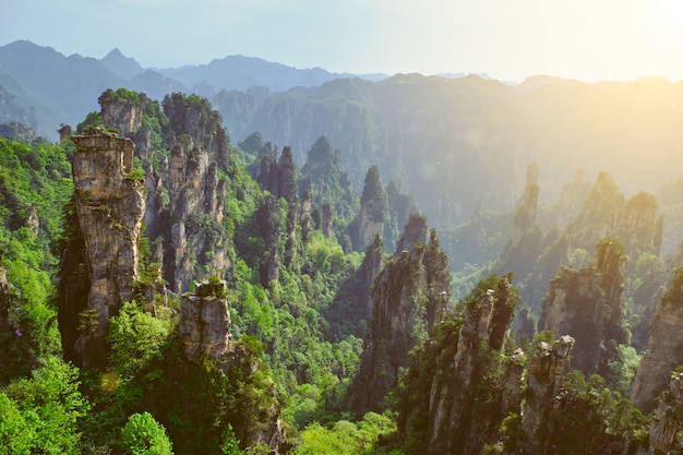 Montañas Zhangjiajie, China