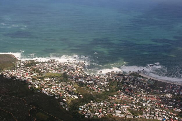 Montanha da mesa da Cidade do Cabo da África do Sul