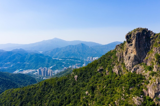 Montanha de pedra do leão em Hong Kong