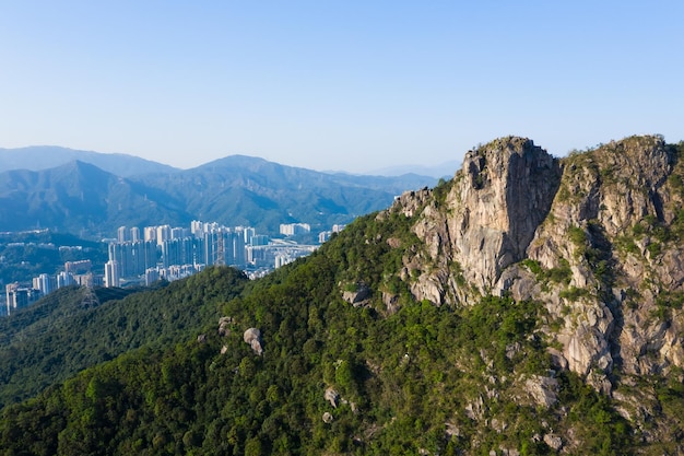 montanha de pedra do leão