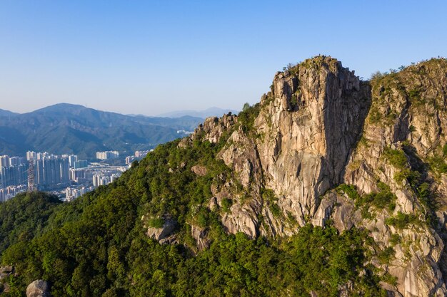 montanha de pedra do leão