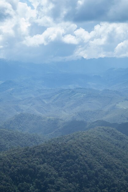 Montanha e céu