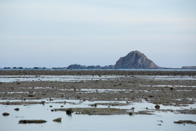 montanha e mar Ninh Thuan Vietnã