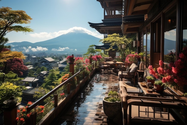 montanha fuji vista japonesa férias viajando destino fotografia profissional