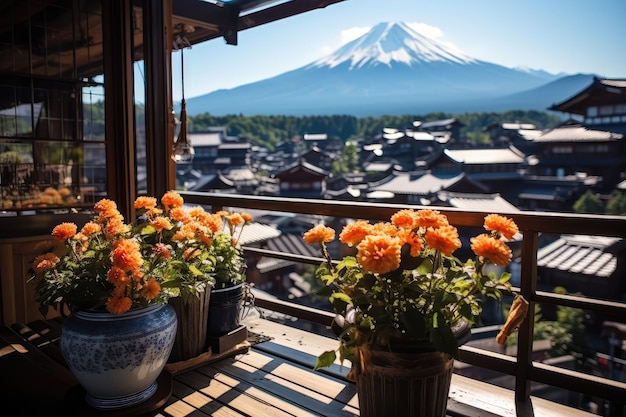 montanha fuji vista japonesa férias viajando destino fotografia profissional