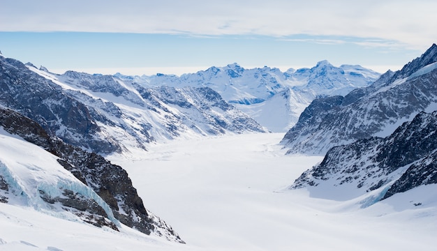 Montanha suíça, Jungfrau, suíça, estância esqui