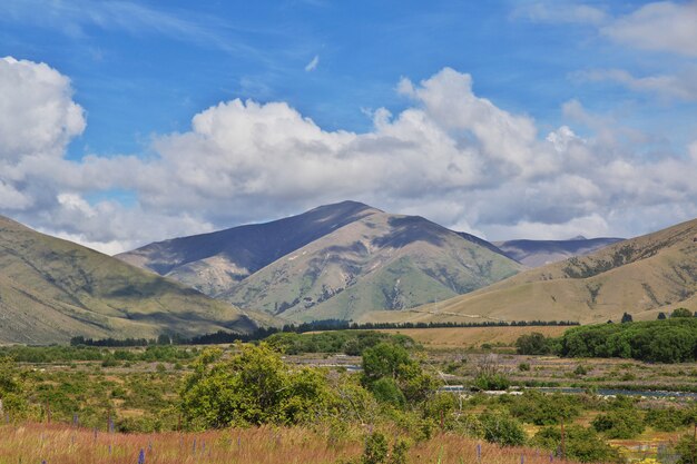 Montanhas da ilha sul, Nova Zelândia