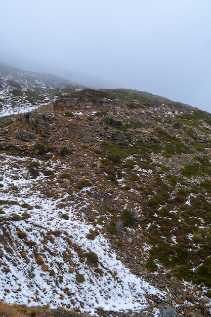 Foto montanhas da serra nevada granada andaluzia