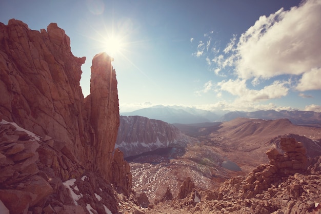 Montanhas de sierra nevada