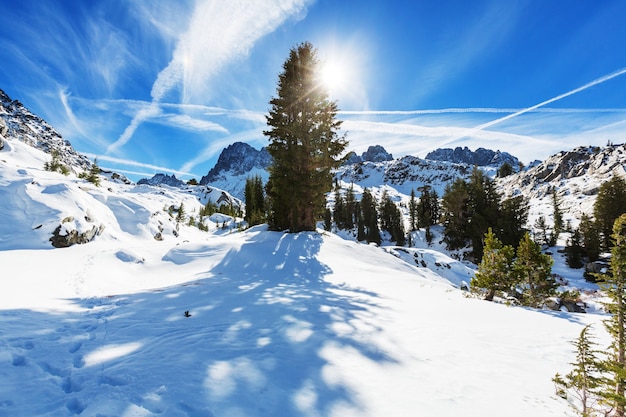 Montanhas de Sierra Nevada