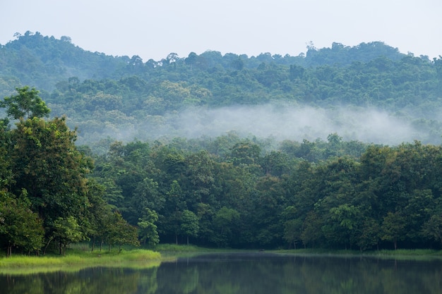 Montanhas e reservatórios