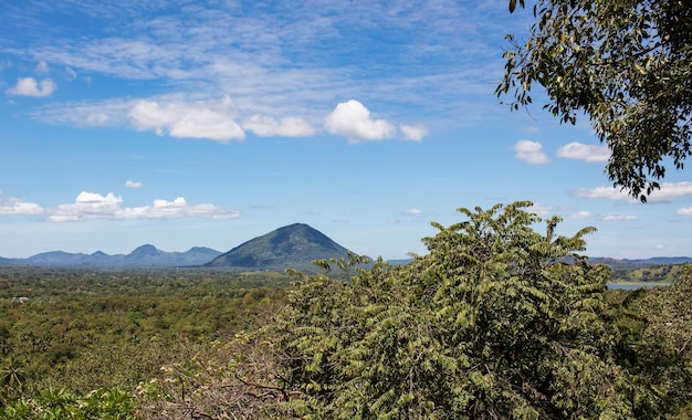 Montanhas e selvas no sri lanka, paisagem