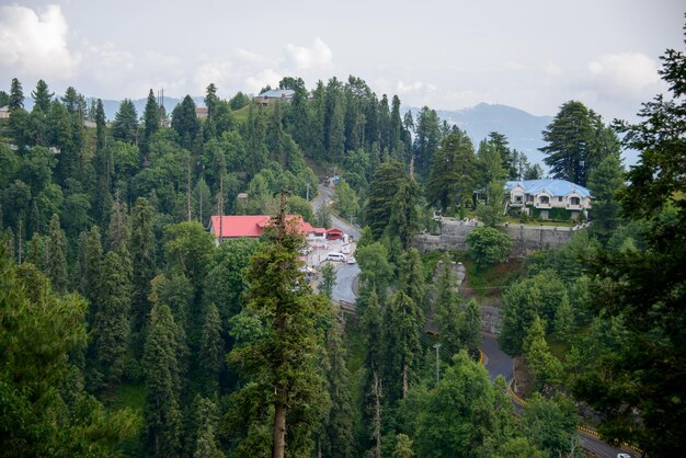 Montanhas e Vellay em Nathia Gali Abbottabad Paquistão