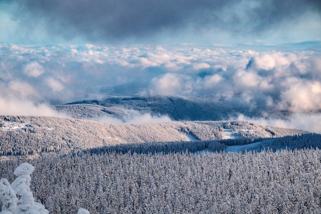 Montanhas Krkonose na República Checa