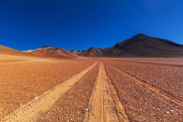 Montanhas na Bolívia