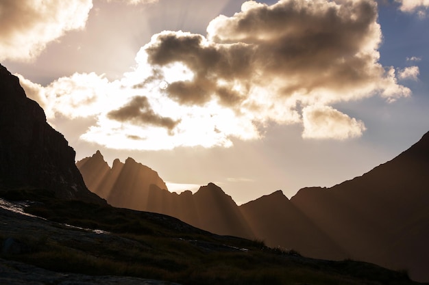 Montanhas na Noruega