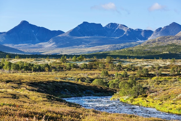 Montanhas na Noruega