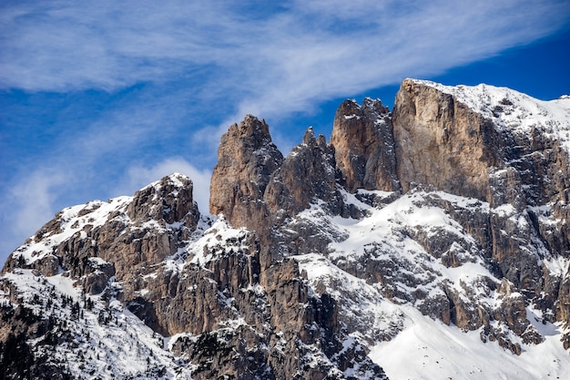 Montanhas no Vale di Fassa