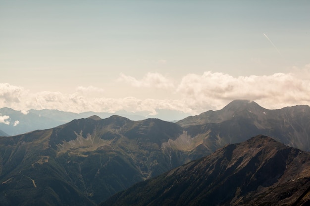 Montanhas nos Alpes