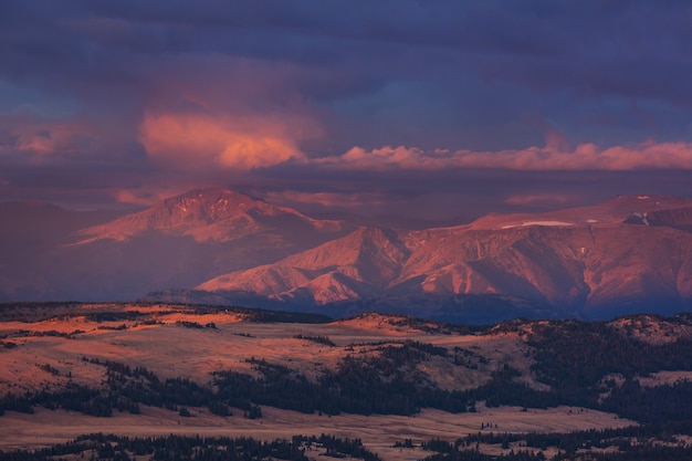 Montanhas Rochosas no Colorado