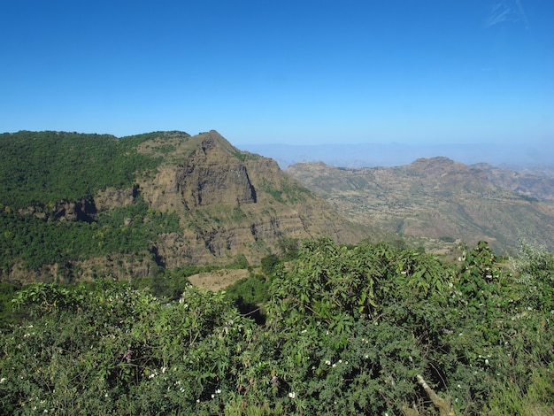 Montanhas Simeon na Etiópia, África