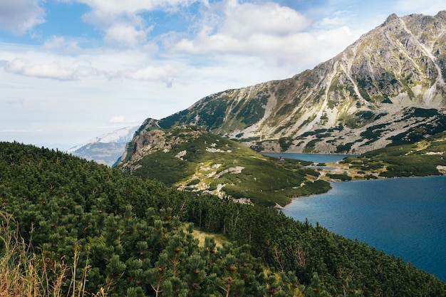 Montanhas, vale, de, cinco, lagos, polônia, zakopane