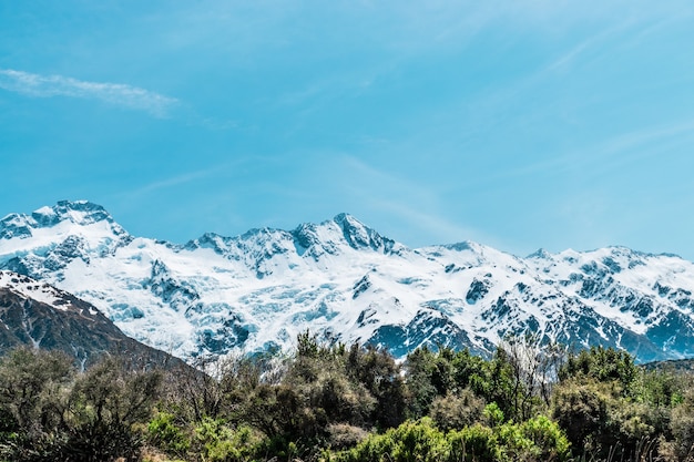 Monte Aoraki Cook, la montaña más alta de Nueva Zelanda