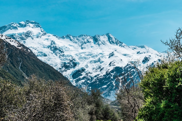 Monte Aoraki Cook, la montaña más alta de Nueva Zelanda