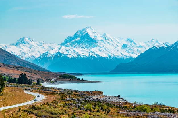 Monte Aoraki Cook, la montaña más alta de Nueva Zelanda