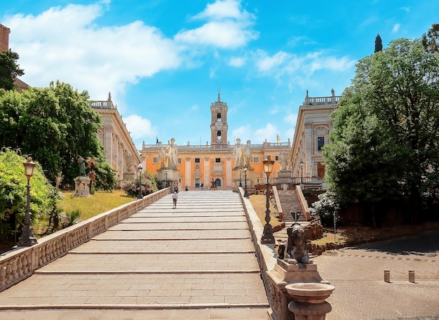 Monte Capitolino Piazza del Campidoglio Praças do Capitólio Roma