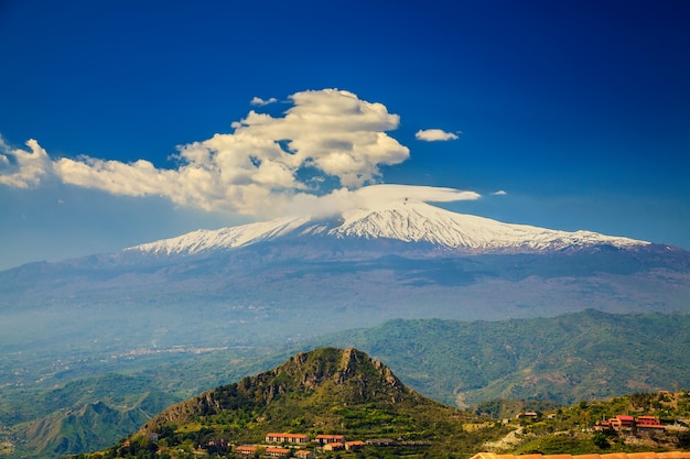 Foto monte etna, sicilia