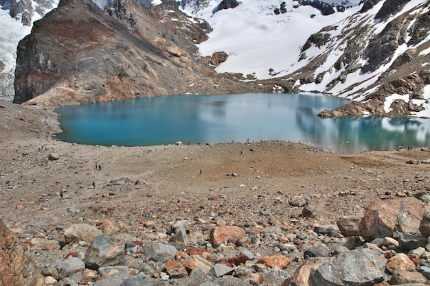 Monte Fitz Roy cerca de El Chaltén en la Patagonia Argentina