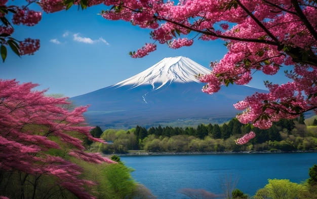 Monte fuji é uma montanha localizada no japão.