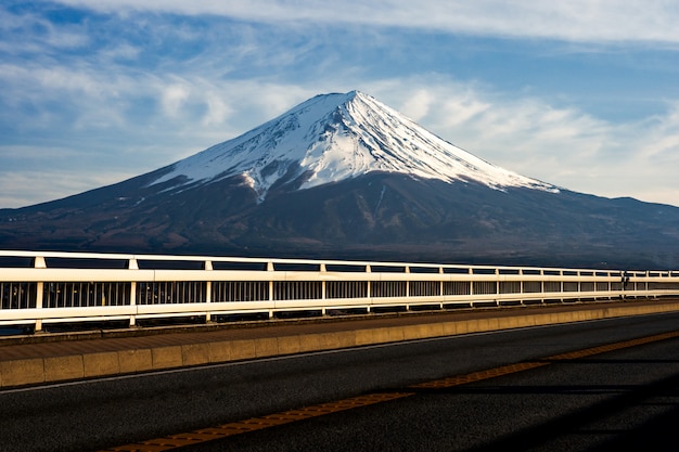 Foto monte fuji en kawaguchiko fujiyoshida, japón.