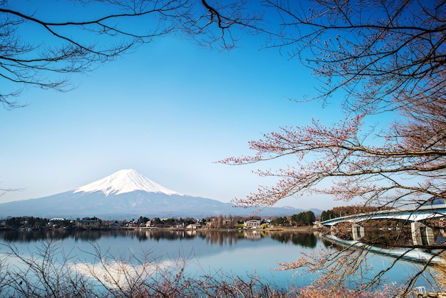 El monte Fuji y el lago Motosu