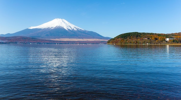 Monte Fuji y lago