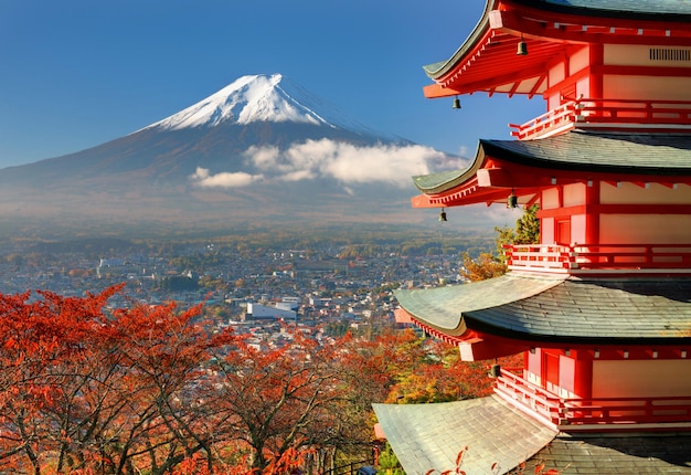 Monte Fuji y Pagoda