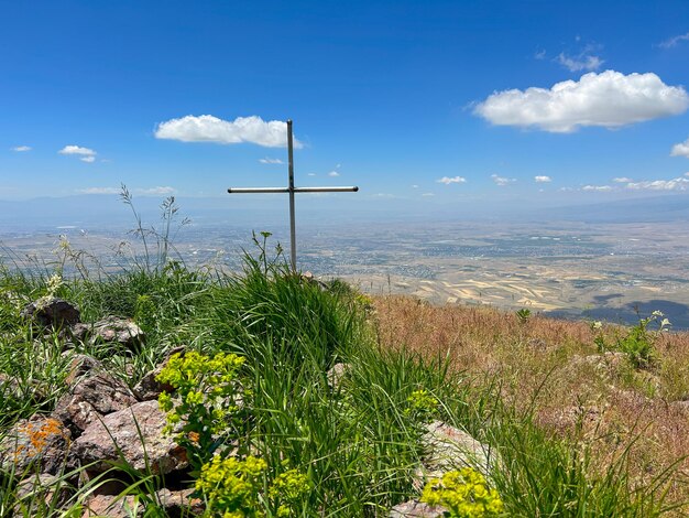 Monte Hatis ubicado en un pueblo en la provincia de Kotayk de Armenia