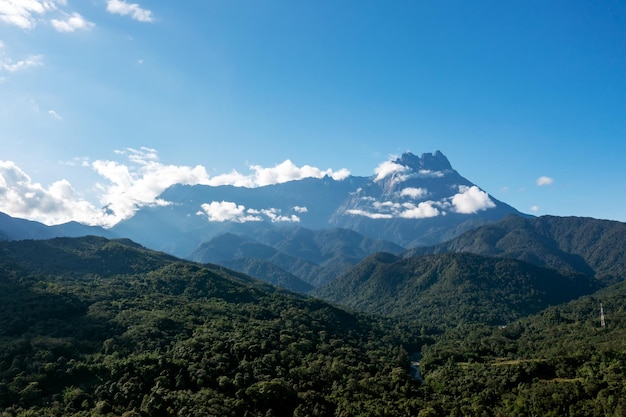 Monte Kinabalu vista desde Kota Belud Sabah Malasia