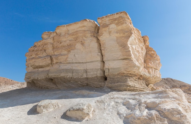 Monte Sodoma na costa do Mar Morto em Israel