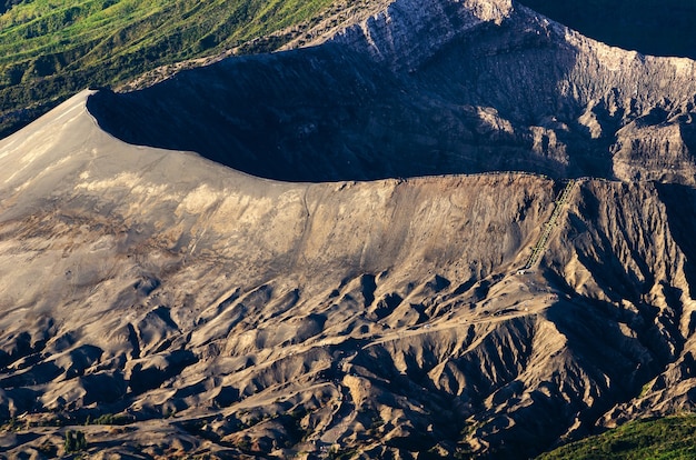 Monte vulcões de Bromo no parque nacional de Bromo Tengger Semeru, East Java, Indonésia.