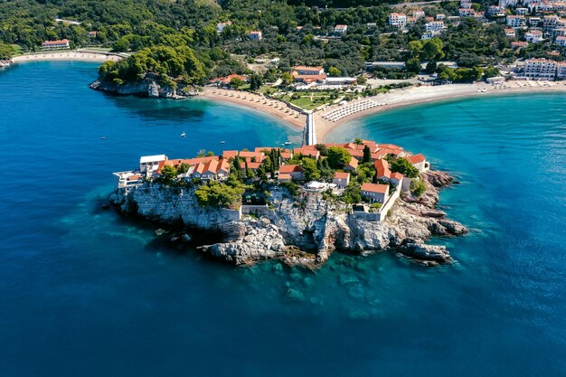 Foto montenegro karte und flagge