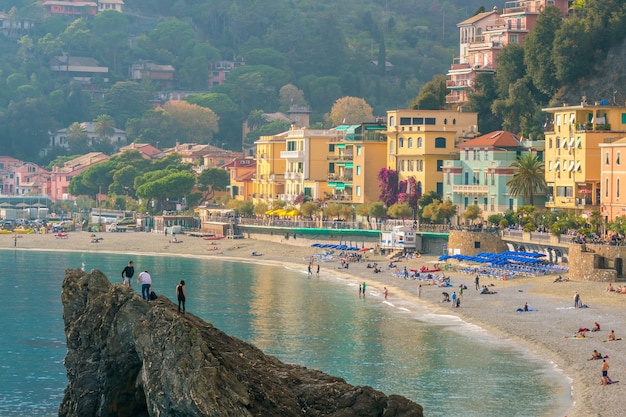 Monterosso al Mare, alte Küstendörfer der Cinque Terre an der italienischen Riviera in Italien