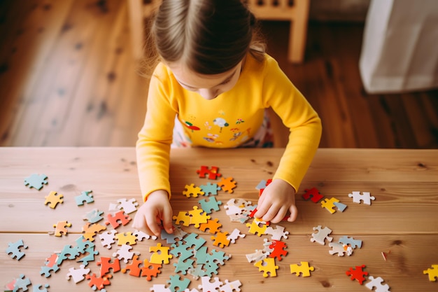 Montessori-Aktivität, die spielerisches Lernen fördert