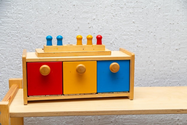 Montessori Bins Materiais para crianças Ferramentas educacionais Pré-escolar Desenvolvimento precoce Brinquedo para bebês