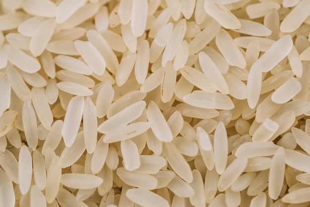 Montón de arroz blanco